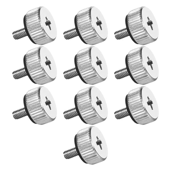 Datakasseskrue M3x6mm Sølv Metall Håndvridningsdesign Universell Passform