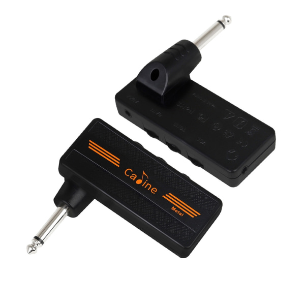 Gitarrförstärkare Plug Amp Mini hörlursförstärkare Inbyggd distorsionseffekt Miniplugg hörlursförstärkare Gitarrtillbehör