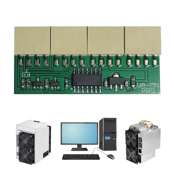 Køleblæseremulator 4-benet blæsercontroller 3000PRM-8400RPM til S19 D9