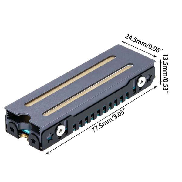 ARGB Sync Computer 2280 SSD M.2 Radiator PC RGB M.2 Nvme Køleplade