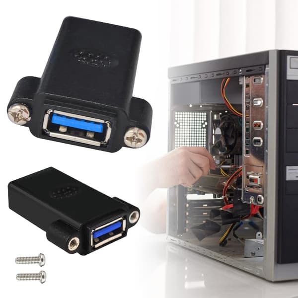 USB3.0 Hun Til Hun Socket Panelmonteringsadapter Forlænger