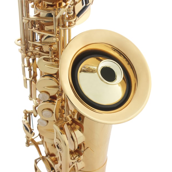 Altsaxofonljuddämpare Lätt musikinstrument ABS Mute-dämpare för nybörjare Nybörjare Musikutrustning Övning Gold