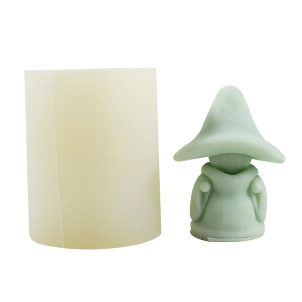 Mushroom Spectre Form Söt figur Aromaterapi Form DIY Form Doftljus Molds
