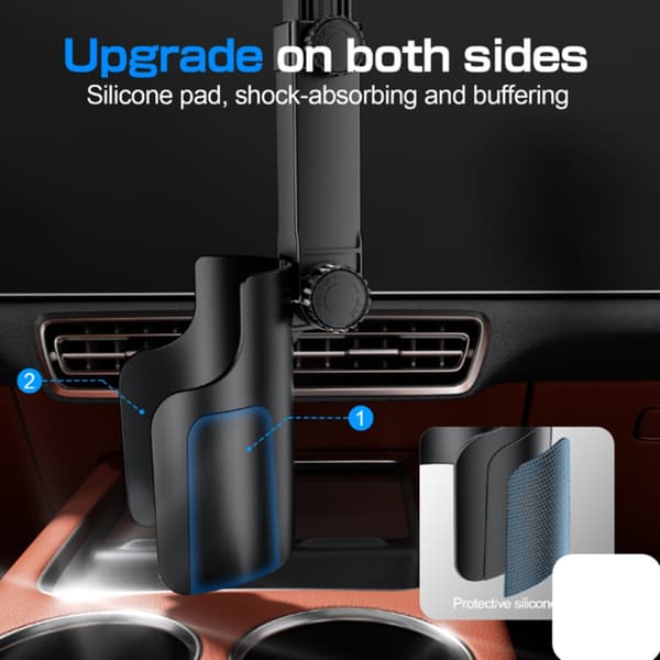 Universal Bil Kopholder Magnetisk Telefonholder med 360 Graders Justerbart Design