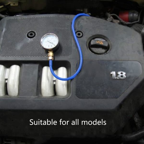 Auto Udstødning Modtryksmåler -0,1-0MPa Bil Udstødningsemissionstester 60mm