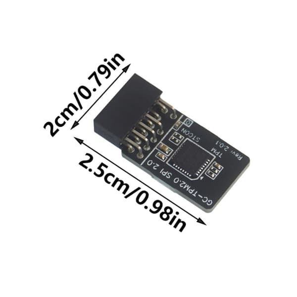 Sikker PC-bundkortforbindelsesplade til TPM2.0 SPI 2.0 adapterkort