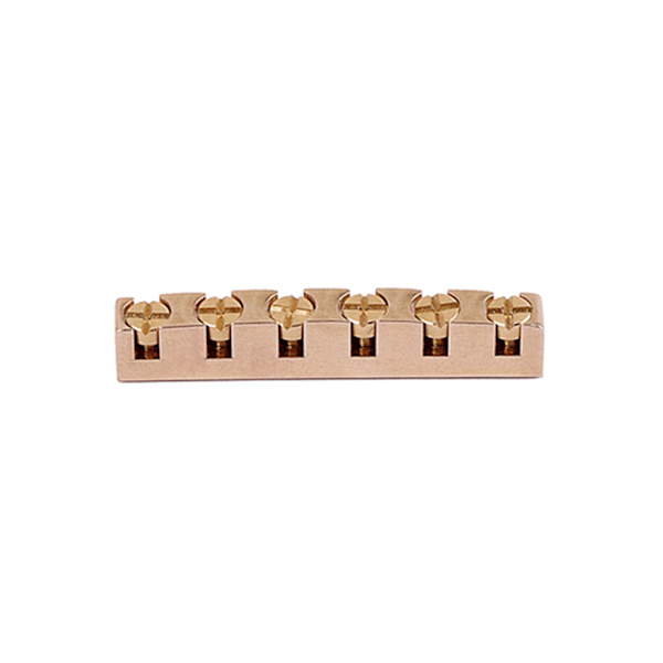 1st 43mm Justerbar Höjd Mässing Metall Gitarr Bell Sadel för Elgitarrdelar