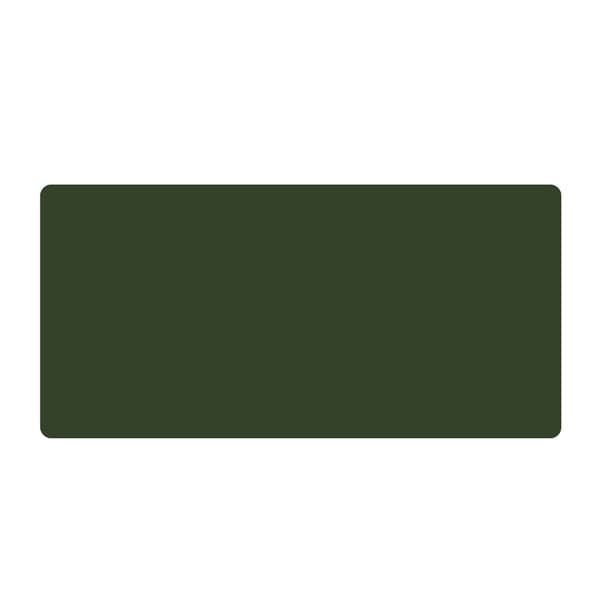Læder Musemåtte 60x40cm Skridsikker Skrivebordsmåtte til Computermusemåtte Dark green