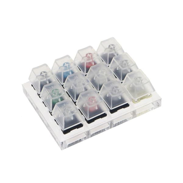 12 Key Cherry MX Switch Tester Transparent Keyboard Shaft Testing Tool