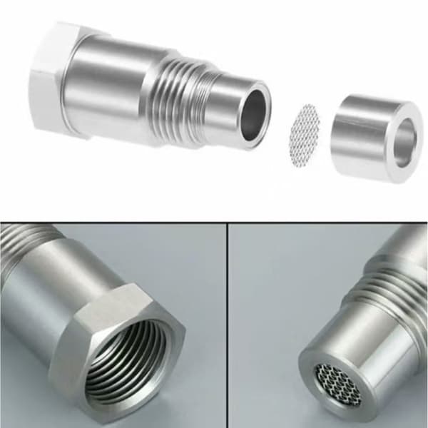 M18X1.5 Gevind Oxygen Sensor Forlænger Adapter Forbedrer Emissionskontrol Single connector