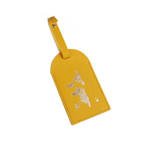 Mote Reise Pass Cover PU Lær Bokstavtrykk Bagasjelapp Koffert Adresseholder Bagasje Boarding Tag Etikett