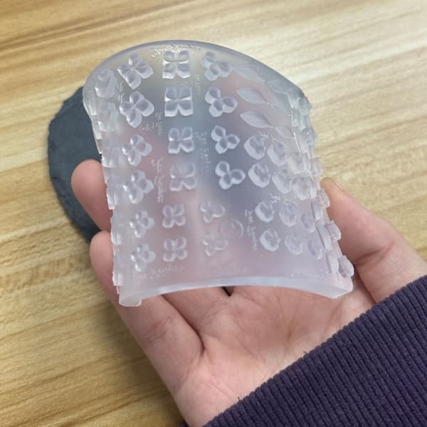 Tynd Fleksibel Silikoneform til 3D Neglekunst med Sommerfugle- og Bladmønstre