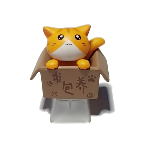 ABS för Katt Anpassad Tecknad Anime Keycap Botten Bakgrundsbelysta Tangenter Passar Cherry MX Mekaniskt Tangentbord för Tangent Childre