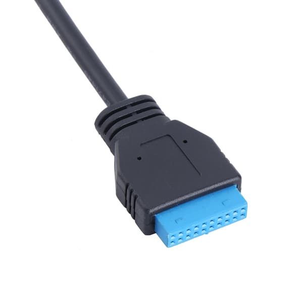 USB 3.0 20-pin header hun til USB 2.0 9-pin han adaptere konvertere kabel