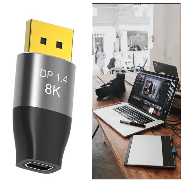 DP1.4 Mini til Adapter 8K@60Hz 4K@144Hz for designere
