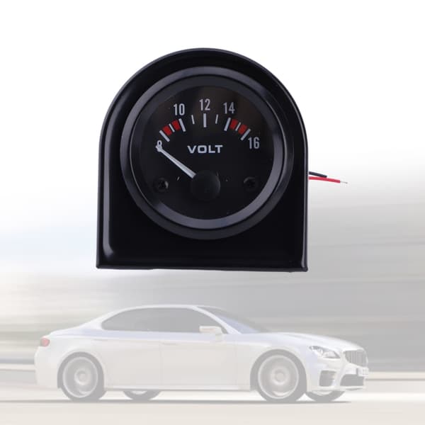 8V-16V Voltmeter Vanntett Spenningsmåler Batteritester for Bil Lastebil
