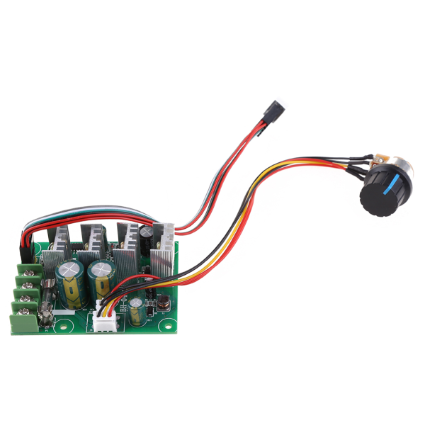 30A för DC 6-60V PWM Motorvarvtalsregulator Kort Dimmer Strömregulator+Display