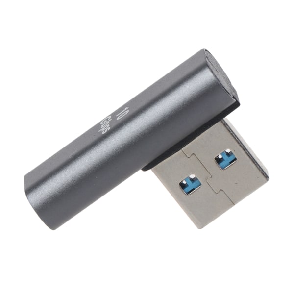 90 graders USB C till USB A-adapter rätvinkel USB A 3.0 Hane till USB Typ C-kontakt för bärbar dator
