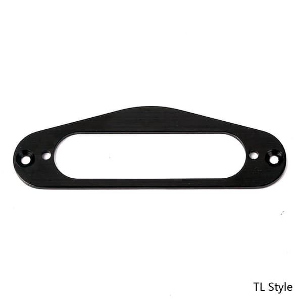 Metal Single Coil Neck Pickup Surround monteringsring för TLStyle elgitarr Black