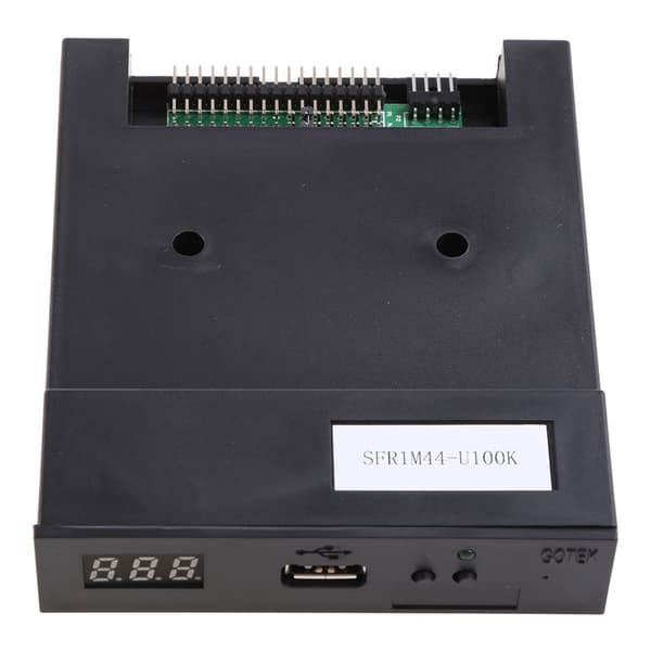 USB diskettstasjon leser stasjon emulator 3,5 tommer Ingen ekstra driver nødvendig Plug N