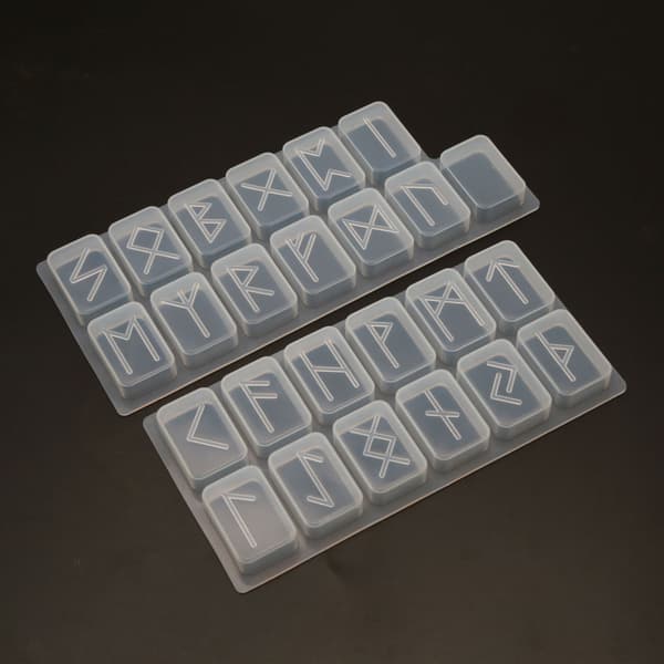 Runer Harpiksform Runesten Epoxy Støbeform Futhark Alfabeter Runer