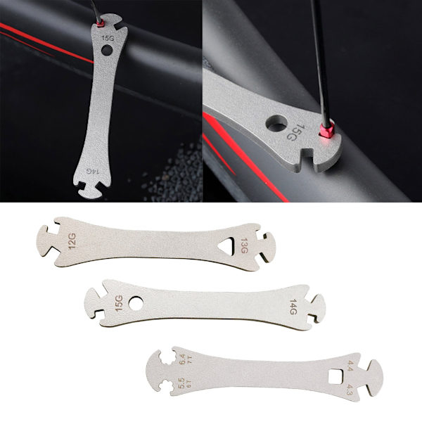 Cyklar Ekernyckel Fälgar Stickverktyg Hjul Eker Fästning Korrigering Reparation Vajernyckel 12/13/14/15G BT025S1/S2/S3 S1
