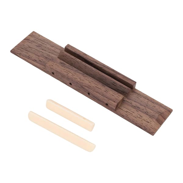 Ukulelebro med saler og mutter i palisander for ukuleleinstrumenter