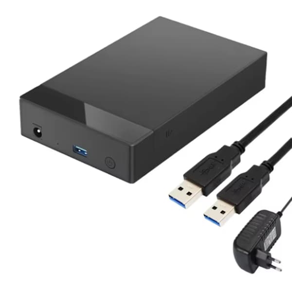 2,5/3,5 tums extern hårddiskkabinett USB 3.0 Hårddiskfodral Stöd Data
