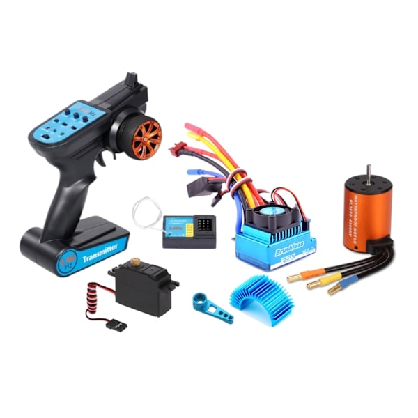 Modifierad Borstlös Motor 120A ESC Elektronisk Hastighetsregulator för 1/12 WLtoy 12428 12429 12423 FY03 Fjärrkontroll Leksak