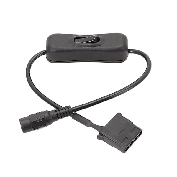32cm DC5,5x2,1mm Plug to 4Pin för Molex datorfläkt Power Anslut datorfläkten till extern power One to one