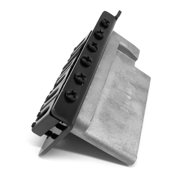 6-strängad gitarrbro sadel bakstycke för elgitarr Standard Tremolo Bridge- set Musikinstrumenttillbehör Silver