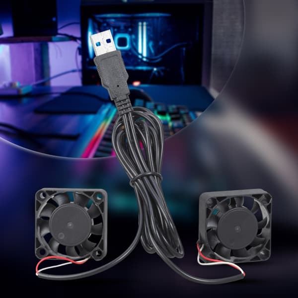 40mm USB-blæser 5V 4010 børsteløs køleblæser 40x40x10mm til PC-computerkabinet
