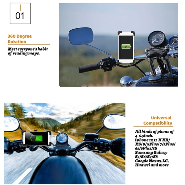 Bärbar bil QC3.0 USB Laddningsdocka Station 15W Trådlös Laddare Mobiltelefon Universal Mobiltelefontillbehör