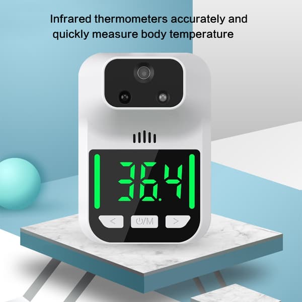 Digital infraröd termometer väggmonterad beröringsfri termometer med larm