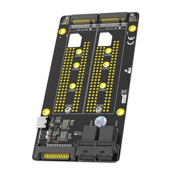 M.2 til PCIe SSD-adapter M.2 NVME SSD-adapter To M.2 NVME til SFF-8643-adapter