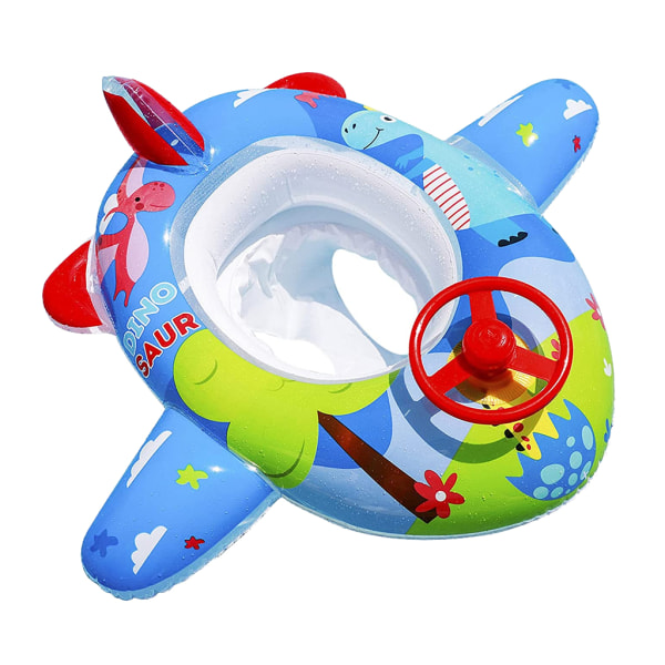Flygplansformad Söt Badring Flytleksaker för Poolparty/Lek Resa/Simning Vikbar för Familj/Vän