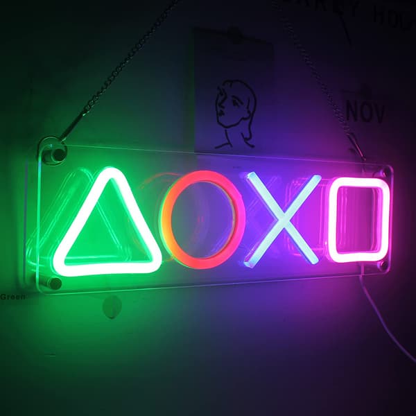Neonlys Gaming til Soveværelser Vægdekorationer LED Neonlys til Værelser