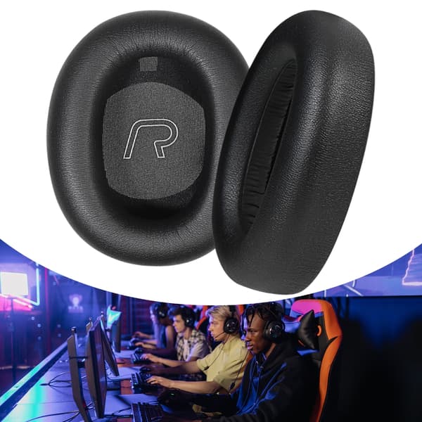 1 par svamper øreputer øreputer deksel for W860NB headset Black