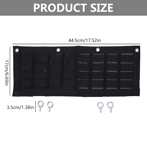 Til Jimny JB64 JB74 Bagagerums Hylde Last Cargo Shade Cover Opbevaringstaske