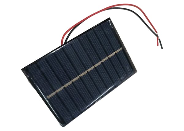 Mini solpanelmodul 6V med kabel polysilikon för utomhus trädgårdslampa