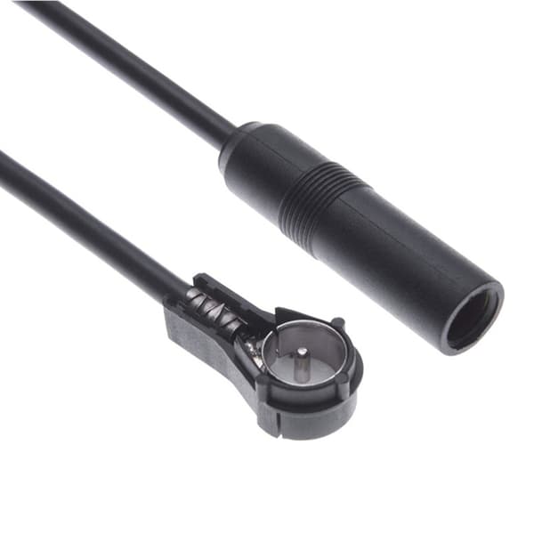 Til bilradioantenneadapterkabel 30 cm med DIN 41585 han-til-hun-stik