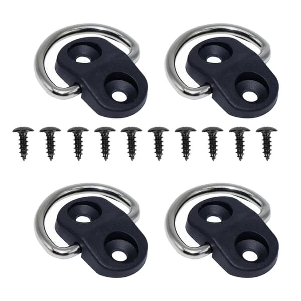 Lastestropp Feste D Form Trekkrok Metallankere Ringer for Lastebil Tilhenger 25 kg