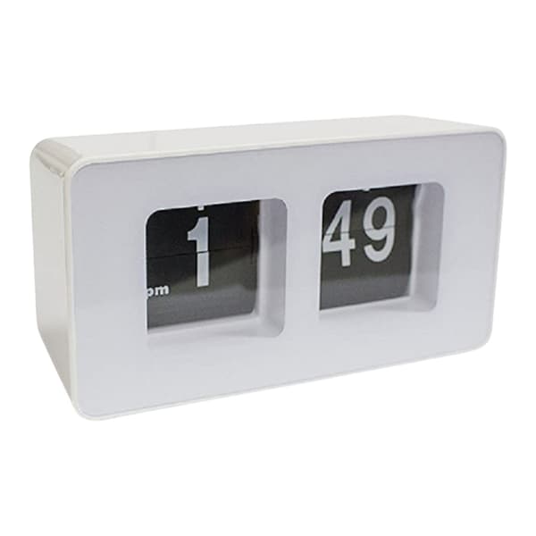 Stille drift Flipped Clock Batteridrevet Automatisk Sidevender Bordur