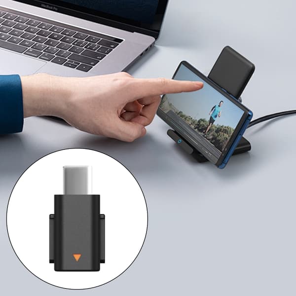 För Mic Mini Mobiltelefon Adapter Typ C Smartphone PC Anslutning Dator