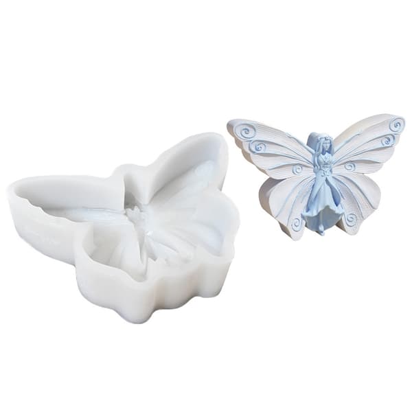 Lysforme Gipsforme Sommerfuglefeer Silikoneform Epoxyharpiksforme