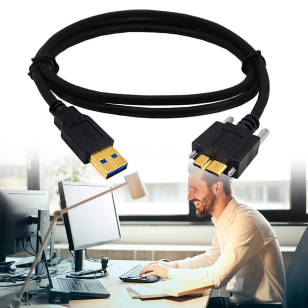 Hurtigt USB3.0 til B-kabel til synkronisering af ledning til elektroniske enheder