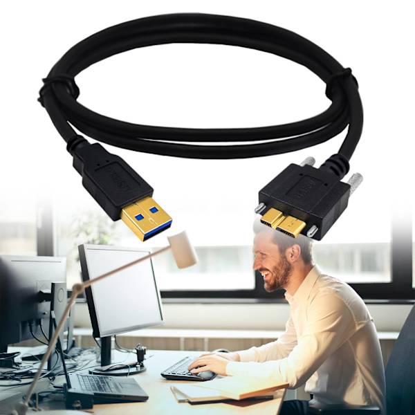 Nopea USB3.0 - B-kaapeli synkronointiin elektroniikkalaitteille