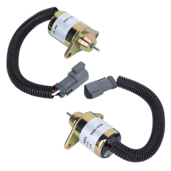 12V Afbrydelsessolenoidventiler Motorstop Solenoidkontakter til Motor