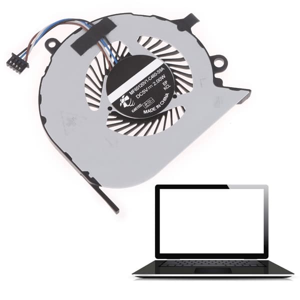 DC 5V 4-pin bærbar PC-kjøler for Dell Latitude E7270 CPU-kjølevifte