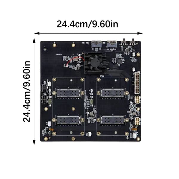 To SXM2 GPU-udvidelseskort Højtydende Computere 300G Køling